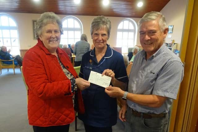 Alford Dementia Support Group recently received a boost in funds.