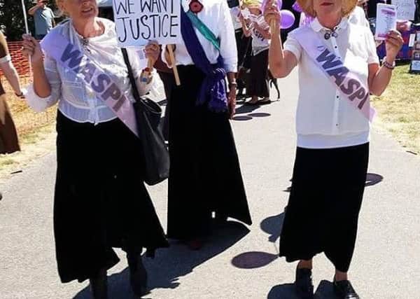 'Waspi' rally.