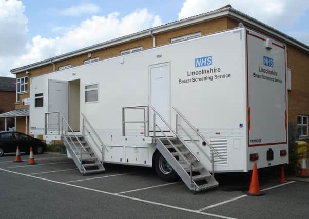 Breat screening appointments are being offered at the mobile unit in October and November to patients registered with Heckington's Millview Medical Centre. EMN-180510-164605001