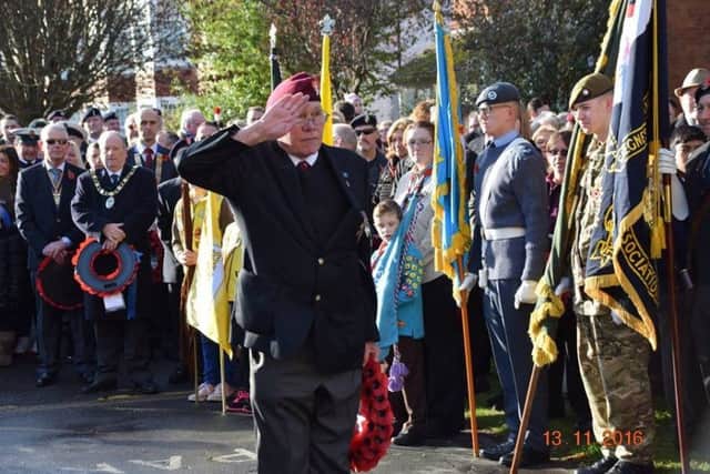 This year's Remembrance Day parade in Skegness will celebrate the 100th anniversary of the end of the First World War. Photo: Barry Robinson. ANL-180610-112143001