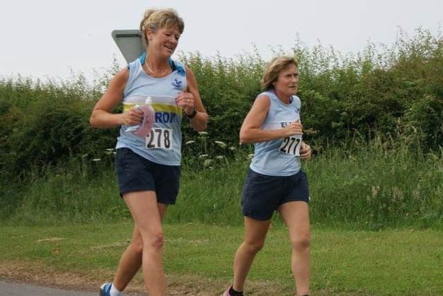 Sharon Margarson and Elaine Wilson at the Cleethorpes Parkun EMN-180810-115435002