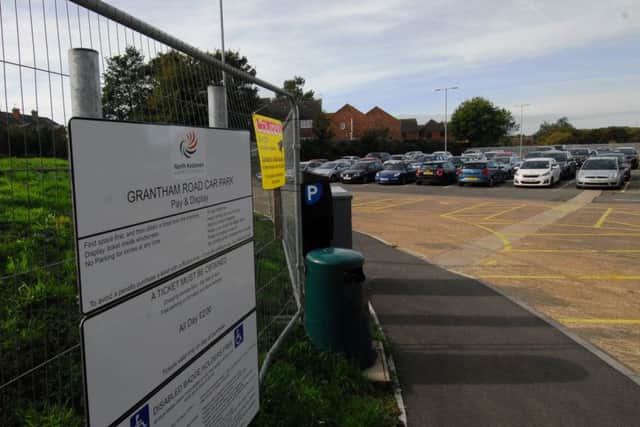 Grantham Road car park one of the sites on the periphery of Sleaford town centre that the new strategy is hoped to drive more motorists to use instead. EMN-180810-143809001