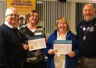 Susan Coles has been badged up as a new member of Market Rasen Lions. EMN-181210-083510001