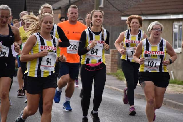 Kim Pittam, Emma Cook, Beth Lines, Dianne Houghton and Sarah Clarke in action.
