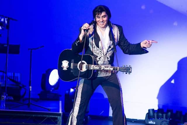 Mario Kombou is the King of Rock 'n' Roll in the Elvis Years at the Embassy Theatre. EMN-181010-141650001