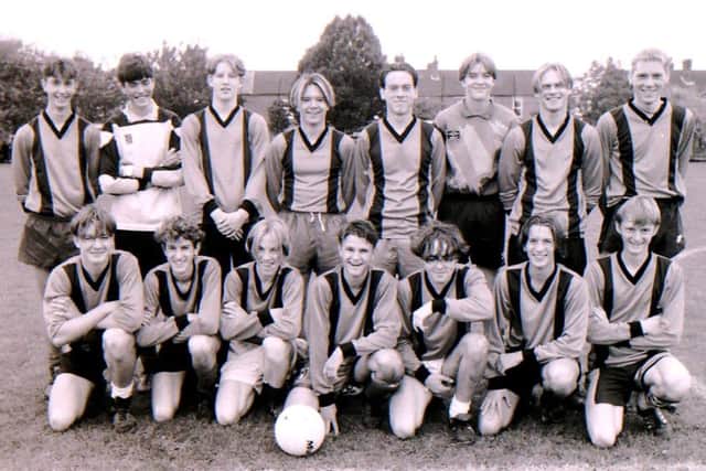 Carre's Grammar School football team from September 1993. Were you in it? EMN-181010-122838001