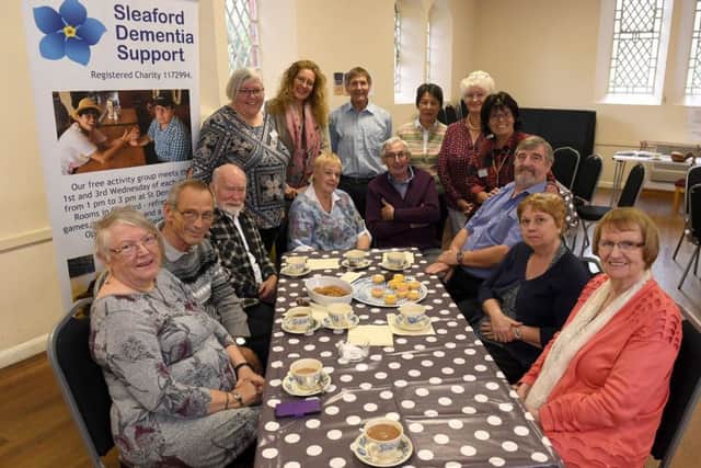 Sleaford Dementia Support Group, thank you event at St Denys Church Hall. EMN-180810-103719001