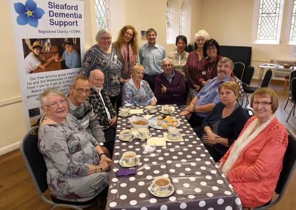 Sleaford Dementia Support Group, thank you event at St Denys Church Hall. EMN-180810-103719001