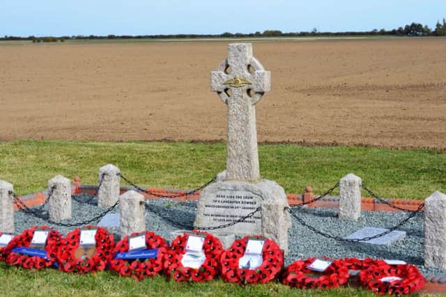 The Memorial in the Field at Sibsey Northlands.