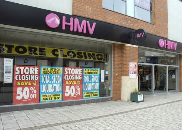 HMV closing in Pescod Square Shopping Centre in 2013.
