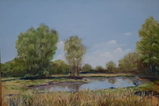 One painting by Windham Hime, titled Lollycocks Field. EMN-181210-135548001