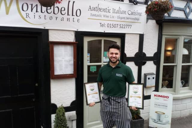 Ciprian Lupse, owner/chef of Montebello Restaurant, in Horncastle. Picture: John Fieldhouse.EMN-181015-152705001