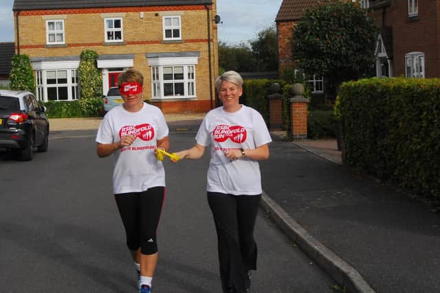 Amanda and Cheryl in action.