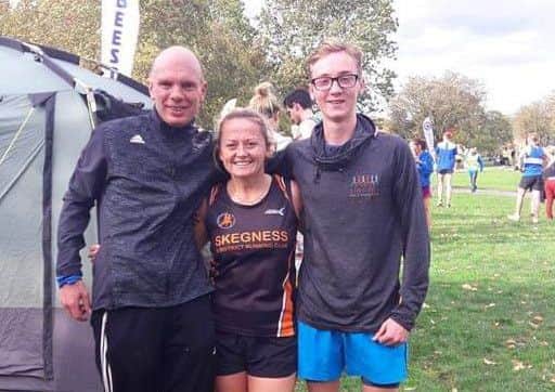 The trio at the North Midlands Cross Country League. 10cAunAOnJB3uPa5TljO