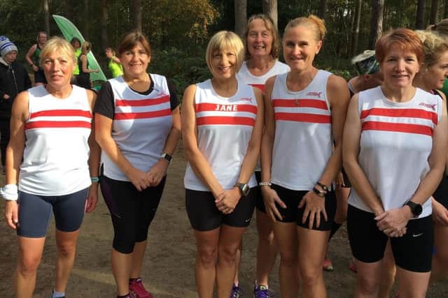 The Louth AC womens team are just a few points off top spot EMN-181015-152338002