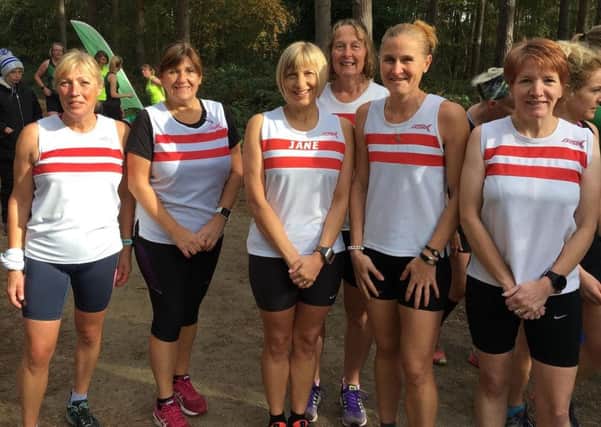 The Louth AC womens team are just a few points off top spot EMN-181015-152338002