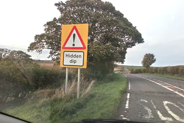 Signs approaching the A153 crossroads at Belchford. Picture: John Fieldhouse.