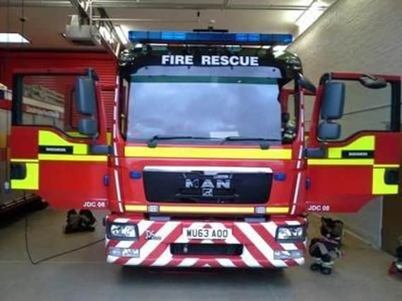 Lincs Fire and Rescue service attended an earlier blaze on Bridge Street