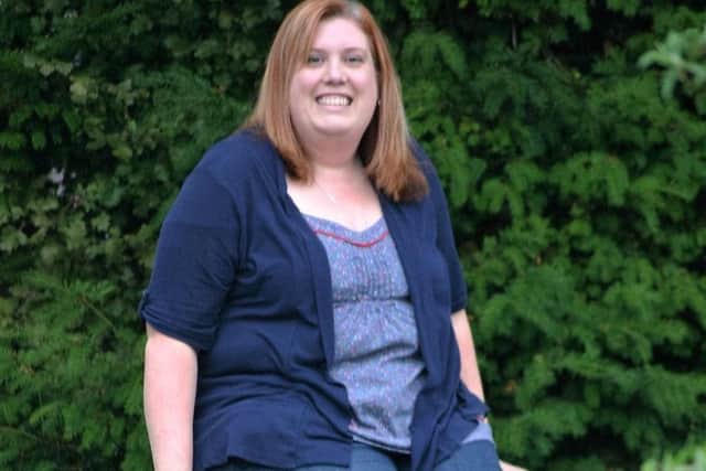 Clare pictured before her weight loss. EMN-181015-150059001