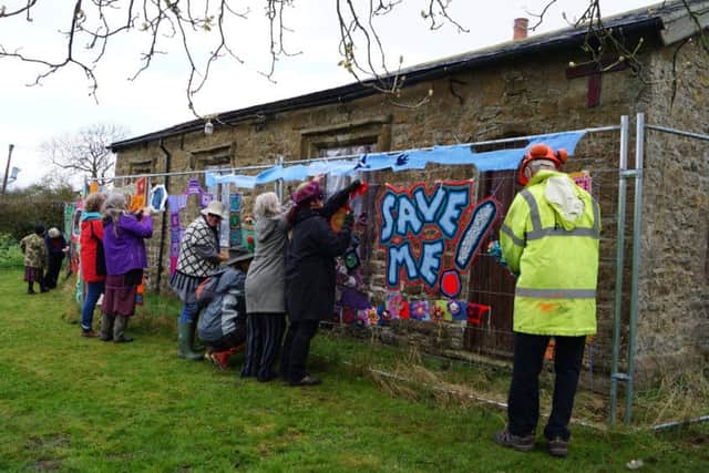 Lots of events have been held focusing on the building, including this yarn bombing in 2016 EMN-181023-101407001