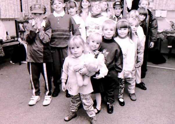 Were you one of these youngsters at Helpringham Primary School's fashion show in 1993? EMN-181017-155056001