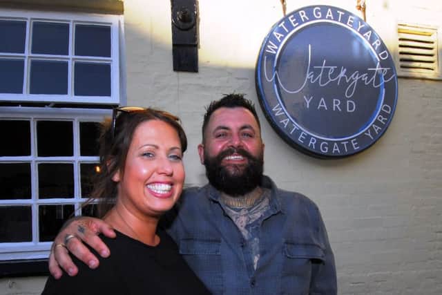 Hollie and Ryan Blankley of Watergate Yard. EMN-181016-162521001