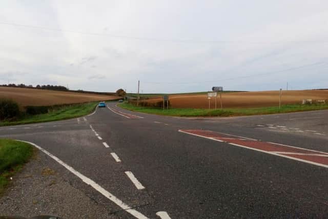 The scene of the collision between two vans on Friday evening. Picture: John Fieldhouse. EMN-181015-163832001