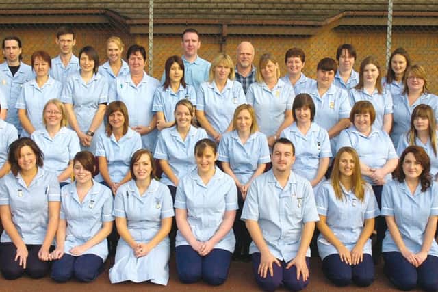 Graduates at Pilgrim Hospital's School of Nursing 10 years ago.