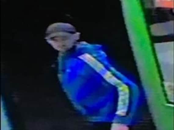 Do you recognise this man police want to trace as a witness?