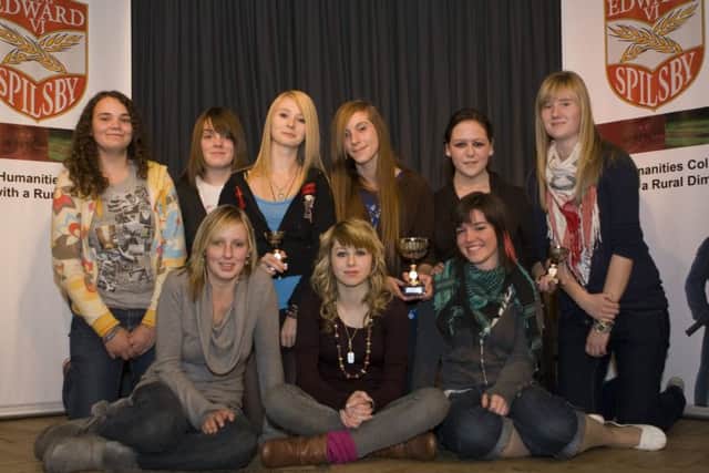 The annual prize giving at King Edward VI Humanities College, Spilsby, 10 years ago.