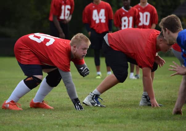 Jake Blackburn has found his sporting niche through American football EMN-181017-172320002