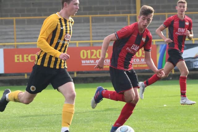 Boston United 3 Kettering Town 0 - U19 Alliance League. Photo: Eric Brown.