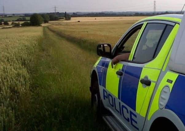 Lincolnshire Police (rural crime) stock image.