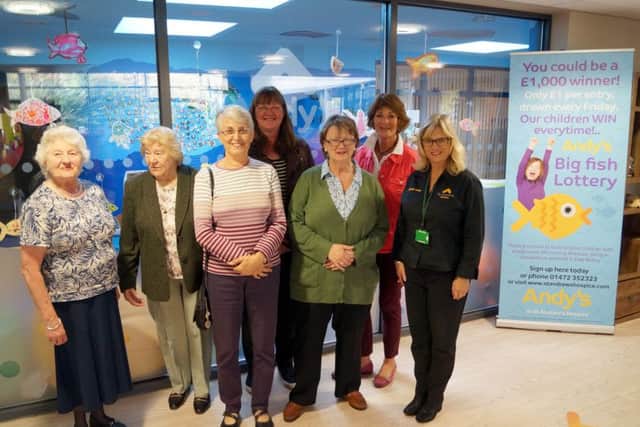 Members of the Market Rasen friends of Andy's Children's Hospice paid a visit to the Grimsby site to see how the money they raise is spent EMN-181022-081319001