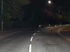 The scene of the crash in Boston