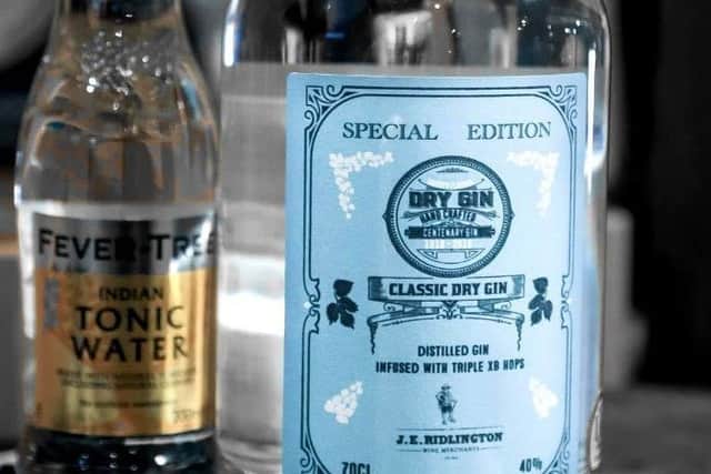 The new, specially made gin.