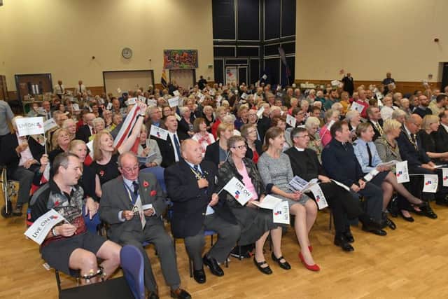 Royal British Legion poppy prom with Sleaford Concert Band. EMN-181023-110606001