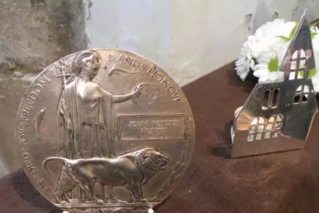 Death penny of one of Tealbys fallen