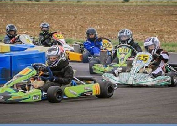 Kart action.Photo: Paul Denton.