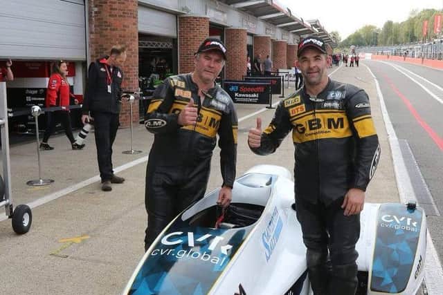 From left, Gary Bryan and Phil Hyde