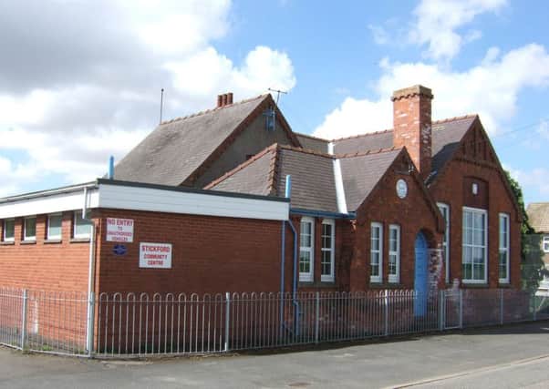Stickford Community Centre ... set to host an exhibition commemorating the 100th anniversary of the end of the First World War.