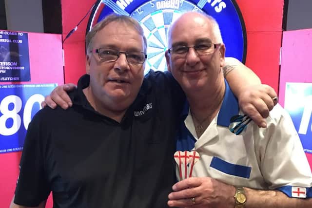 2001 World Champion 'John Boy' Walton (right) was among those at the fundraiser.