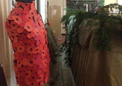 The trench display at St George's Academy. EMN-180511-163253001