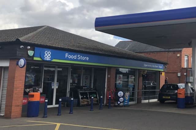 Ready for a six-figure makeover ... Lincolnshire Co-ops food store and filling station in Eastwood Road, Boston.