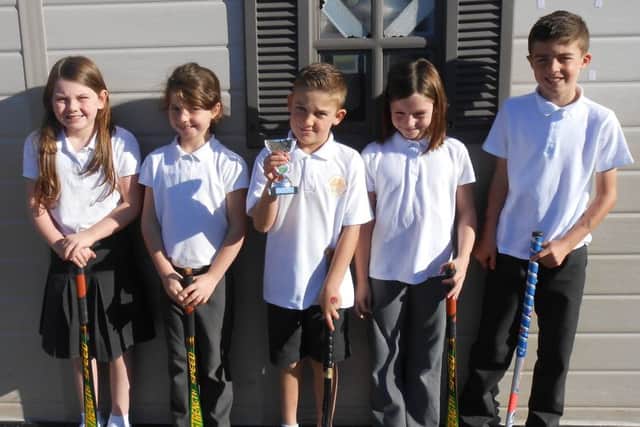 St Michael's Year 5 and 6 won the large schools hockey title EMN-181031-165116002