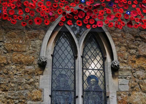 Poppies at Market Rasen church
Photo by Les and Angela Mayne EMN-180111-061711001