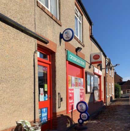 Crossroads post office and convenience store.