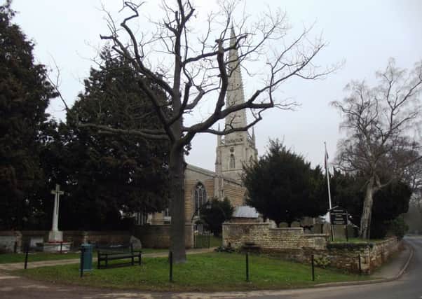 Caythorpe Church and its war memorial which will be rededicated after refurbishment on Sunday. EMN-180611-124625001
