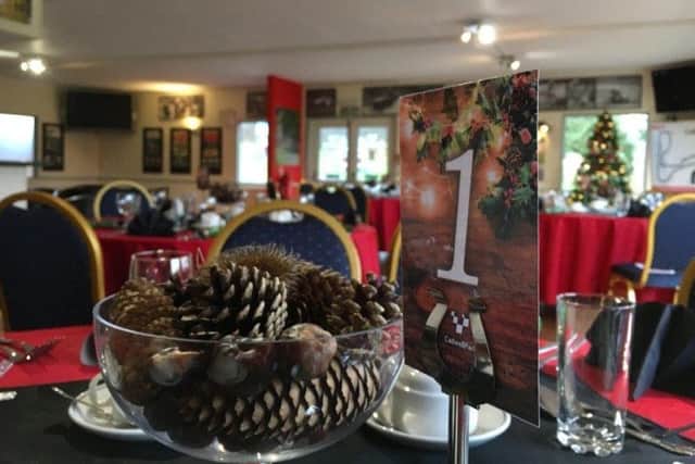 It's Christmas time at Cadwell Park.