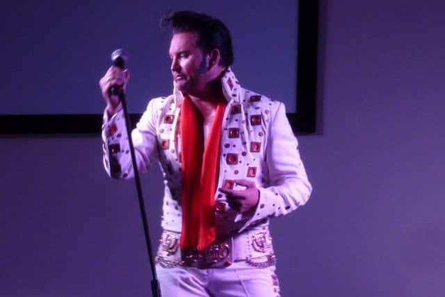 Simon Patrick's Elvis tribute show was a hit for Sleaford Lionesses. EMN-180211-175126001